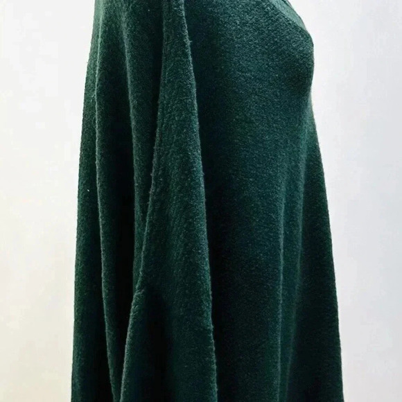 NWT SONOMA Women Long Sleeve Pullover V-Neck Green Knit Cotton Sweater Size 4X - Picture 6 of 14